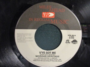 Morgan Heritage ： U've Got Me 7'' / 45s (( US, R&Bに近いナンバーです。 / Reggae レゲエ ))(( 落札5点で送料無料