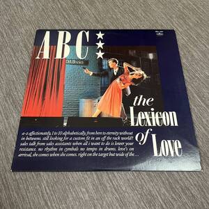 【US盤米盤】ABC THE LEXICON OF LOVE / LP レコード / SRM-1-4059 / スリーブ有 / 洋楽ロックポップス /