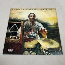 【国内盤】RALPH MACDONALD SOUND OF A DRUM ラルフマクドナルド Where is The Love Jam On The Groove / LP レコード / RVP-6161 /_画像1