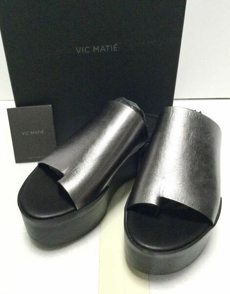 〜5/7◆ 新品「VIC MATIE」“SANDALO OSAKA/TPU/CAVA 155/101/101” 厚底 サンダル SIZE:36/23.0cm相当 イタリア製