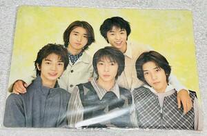 ARASHI 嵐 ジャニーズ 公式 1999年 グッズ 集合 下敷き 新品未開封 相葉雅紀松本潤二宮和也大野智櫻井翔