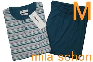 即決●ミラショーン mila schon 男性用 半袖長パンツ 春・夏シーズンパジャマ（M）№304 新品 58%OFF