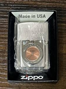 zippo タイムライト 文字盤 ピンクゴールド 限定品 TIME LIGHT 2005年製 特殊加工品 デットストック シルバーインナー 2009年製