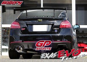 砲弾左出しマフラー WRX STI VAB 標準車&TYPE RA-R GPスポーツ EXAS EVO Tune JQR認定 新規制適合 車検対応 チタンスライドテール