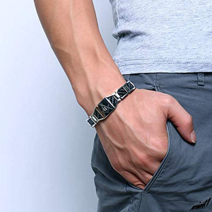 [ free me-son design ] germanium bracele titanium stainless steel .. improvement sleeping improvement fashion unisex present 