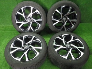 ■大型配送■　トヨタ　CH-R　純正　18インチ　アルミホイール　4本　7J　+50　PCD114.3　5H　225/50R18　タイヤ付　230519056