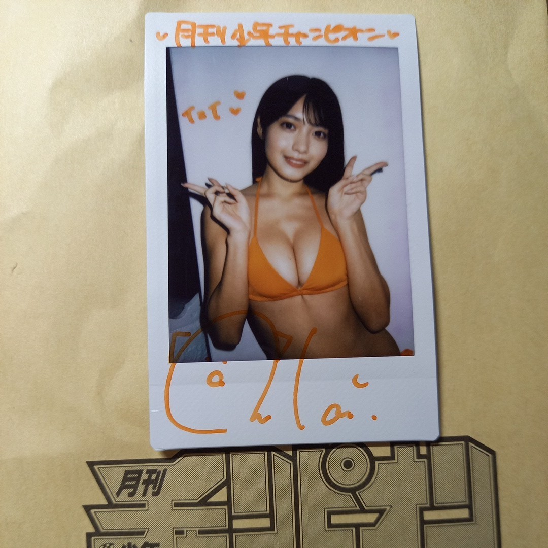 ちとせよしの ヤングガンガン 直筆サイン入りチェキ | angelesojeda.com