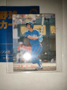 伊東勤　88 カルビープロ野球チップス No.26　西武ライオンズ