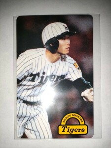 関川浩一　96 カルビープロ野球チップス　No.5 阪神タイガース