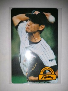 西崎幸広　96 カルビープロ野球チップス　No.46　日本ハムファイターズ