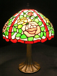 *** new goods * Tiffany stain do lamp * rose garden * height 48.***