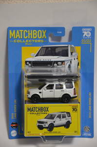 MATCHBOX 2023 COLLECTORS 2016 LAND ROVER LR4 #1/22 ★マッチボックス ランド ローバー　TURE TIRES