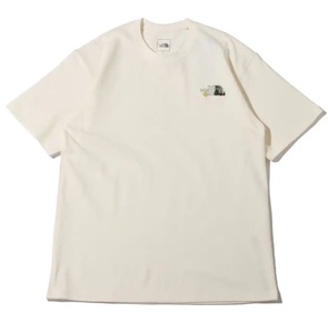 ザ・ノース・フェイス ショートスリーブエンブロイドロゴティー（メンズ） S/S Embroid Logo Tee GW ガーデニアホワイト　新品　XL