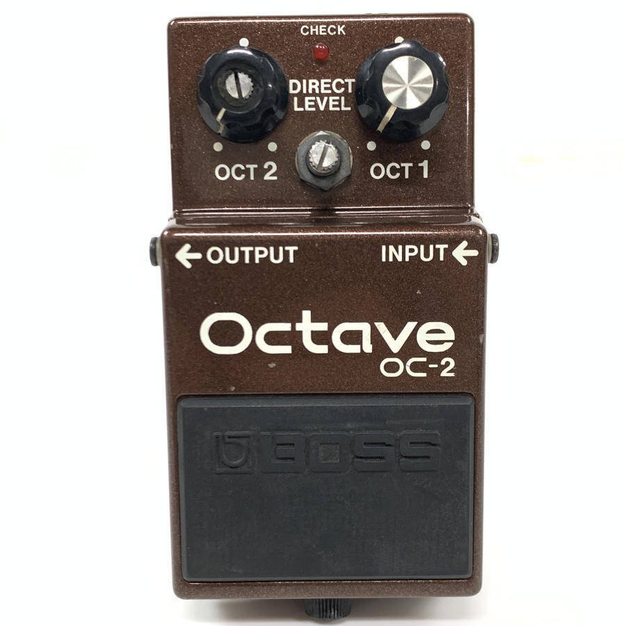 ○ BOSS ボス エフェクター Octaver オクターバー OC-2 ブラウン系-