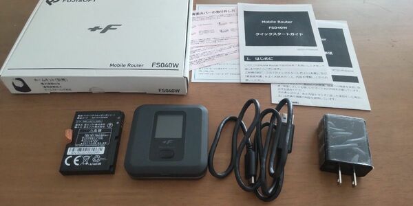 FUJISOFT FS040W モバイルルーター 富士ソフト 充電端子Type-C