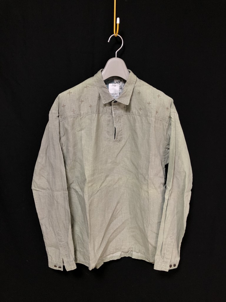 ☆VISVIM/ヴィズヴィム KERCHIEF CROSS STITCH TUNIC SHIRT/チュニック