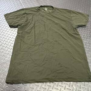 US 米軍放出品　Tシャツ　OD アンダーシャツ　LARGE ランニング　スポーツ　(INV A91)