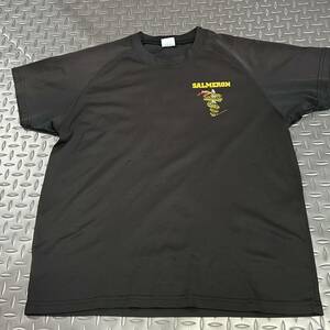 US 米軍放出品　Tシャツ　ランニング　MEDIUM BLACK SALMERON スポーツ　サバゲ　(INV J69)