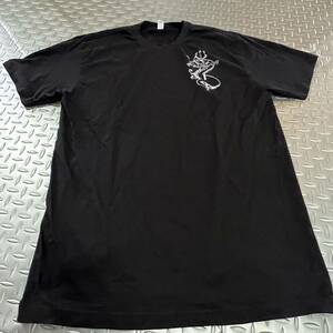 US 米軍放出品　Tシャツ　LARGE BLACK ランニング　スポーツ　おしゃれ　(INV H75)