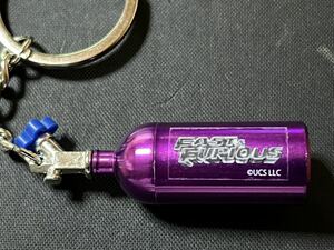 ワイルドスピード キーホルダー ニトロ缶 パープル ショップ限定 非売品