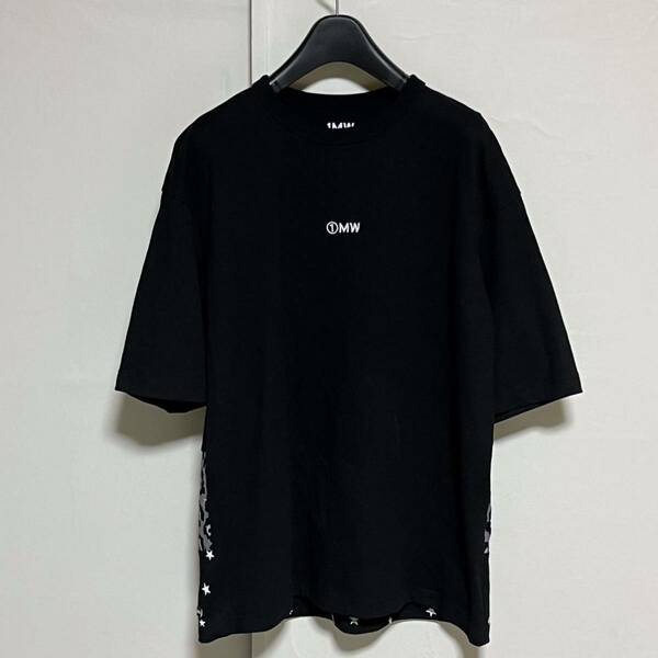 GU ソフ コラボ 1MW by SOPH. Tシャツ 黒 + 総柄 M 美品 管理B1435