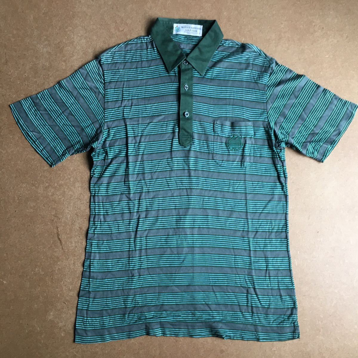 マスターバニーエディション ゴルフ ポロシャツ 日本製 ブルー サイズ5 