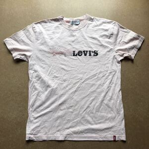 Levi's REDTAB 太陽 カルフォリニア THEY ALL WEAR Tシャツ ピンク 半袖 リーバイス