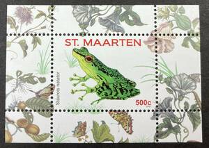  Holland . Carib sinto* Maar ton 2016 year issue frog stamp (5) unused NH