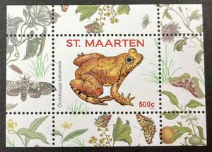  Holland . Carib sinto* Maar ton 2016 year issue frog stamp (1) unused NH