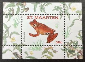  Holland . Carib sinto* Maar ton 2016 year issue frog stamp (8) unused NH