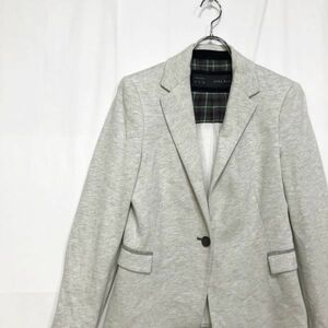 ZARA BASIC/ザラベイシック ジャケット グレー 肩パット サイズM レディース