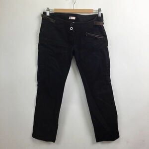 MAX&Co./ Max and ko- capri pants cotton black size 42 lady's Max Mara 