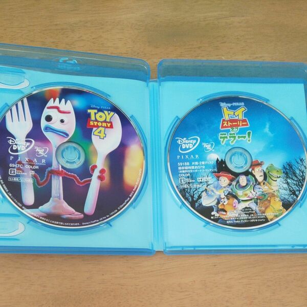 トイストーリーオブテラーDVD＋トイストーリー4DVD(ケース付き)