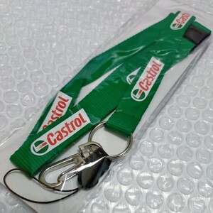 激レア！★カストロール【Castrol】非売品 ネックストラップ ネックホルダー 社員証入れ バイク オイル ノベルティ グッズ 希少 入手困難品