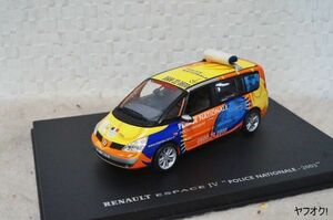 ユニバーサルホビー ルノー エスパス POLICE NATIONALE 2003 1/43 ミニカー