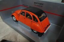 ミニチャンプス シトロエン ２CV 1976 1/18 ミニカー オレンジ_画像4