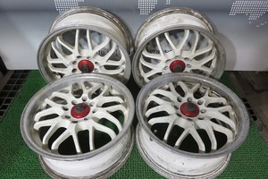 RACING SPARCO　レーシング　スパルコ　アルミホイール　15x6.5J　4H　114.3PCD　4本セット　中古　／　23042803