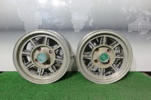 HAYASHI RACING　アルミホイール　13x6.0J　4H　114.3PCD　2本セット　中古　／　23051227_画像1