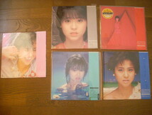 松田聖子 LP レコード 5枚 USED品 ユートピア Canary Tinker Bell Windy Shadow The 9th Wave_画像2