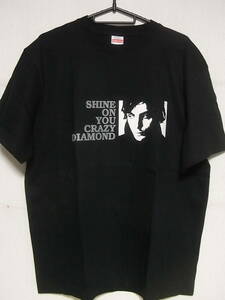 即決★新品ロックＴシャツ★シド・バレット★SYD BARRETT★ブラックボディ×ホワイトプリント/グレー文字★S/M/L/XLサイズ対応可能