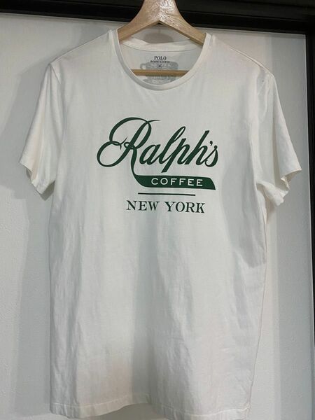POLO Ralph Lauren Ralph's coffee Tシャツ　白Tシャツ　ポロTシャツ　コーヒー