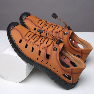  новый товар сандалии мужской спорт сандалии модный легкий уличные сандалии рыбалка пальцы ног защита [ цвет . размер также можно выбрать ] Brown выбор 25cm