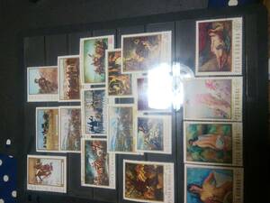 Art hand Auction Topical Themes, Paintings/Arts Romania, mainly from the 1970s, 38 types of large stamps, etc., Used, mint condition, antique, collection, stamp, Postcard, Europe