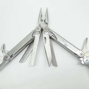 y6408 LEATHERMAN レザーマン WAVE マルチツール 革ケース付きの画像6