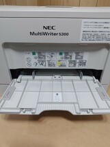 ■【 印刷枚数14,283枚 】 NEC MultiWriter5300 PR-L5300 A4.A5.モノクロレーザープリンタ　動作品 1　KA021　_画像7