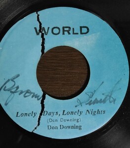 Don Downing Lonely Days Lonely Nights I’m So Proud Of Joy