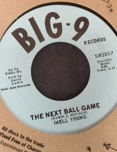 INELL YOUNG The Next Ball Game Funk 45 再発盤