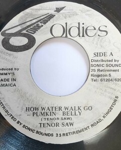 Tenor Saw How Water Walk Go Pumkin Belly ダンスホール クラシック 7 