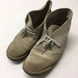 送料込み★Clarks クラークス★スエードブーツ　メンズシューズ　チャッカブーツ★US8 （約26.0㎝）#50530s273