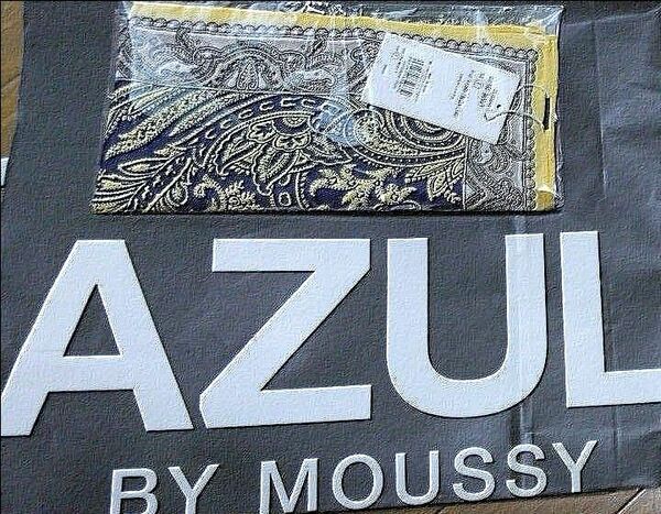 AZUL BY MOUSSY アズール スカーフ ペイズリー柄 イエロー系 新品 未開封 未使用